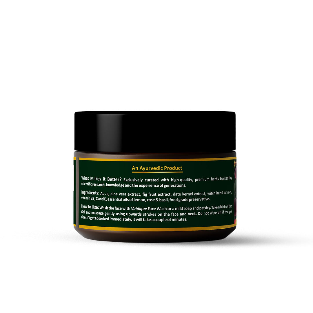 Ayurvedic Figs & Dates Face Gel with Aloe Vera Extract