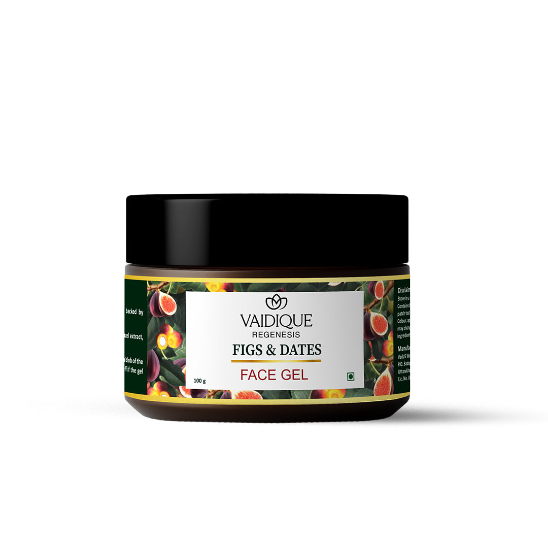 Ayurvedic Figs & Dates Face Gel with Aloe Vera Extract