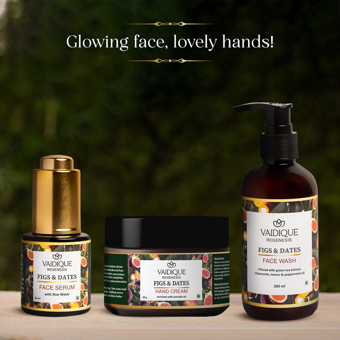 Glowing face, lovely hands!