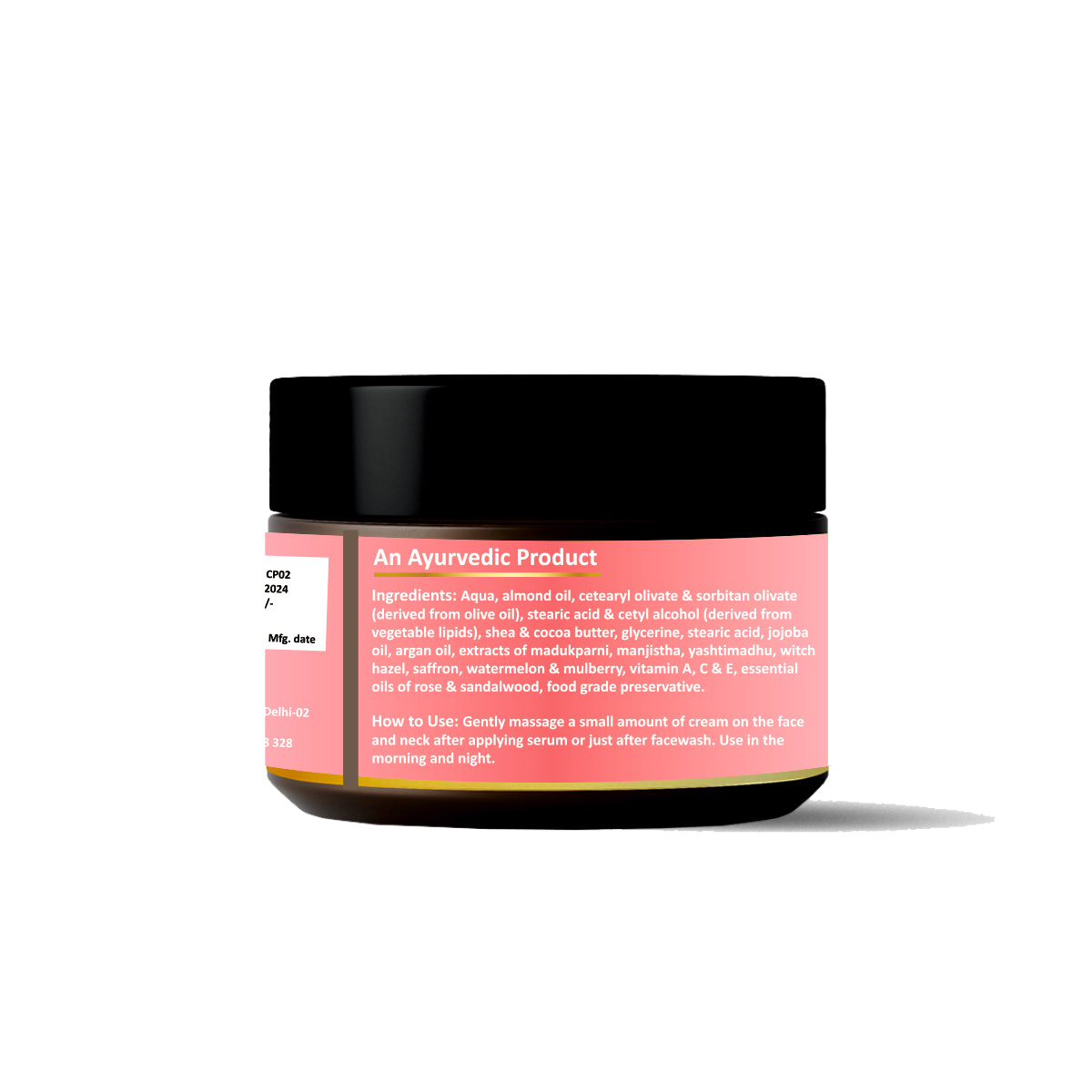 Watermelon + Mulberry Ayurvedic Face Cream