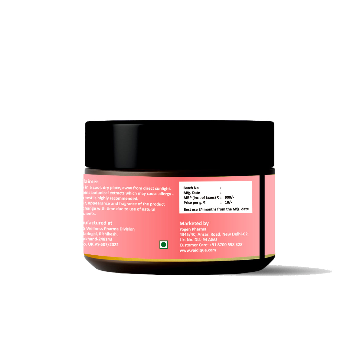 Watermelon + Mulberry Ayurvedic Face Cream