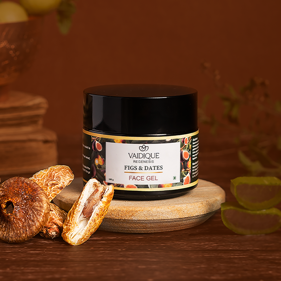 Ayurvedic Figs & Dates Face Gel with Aloe Vera Extract