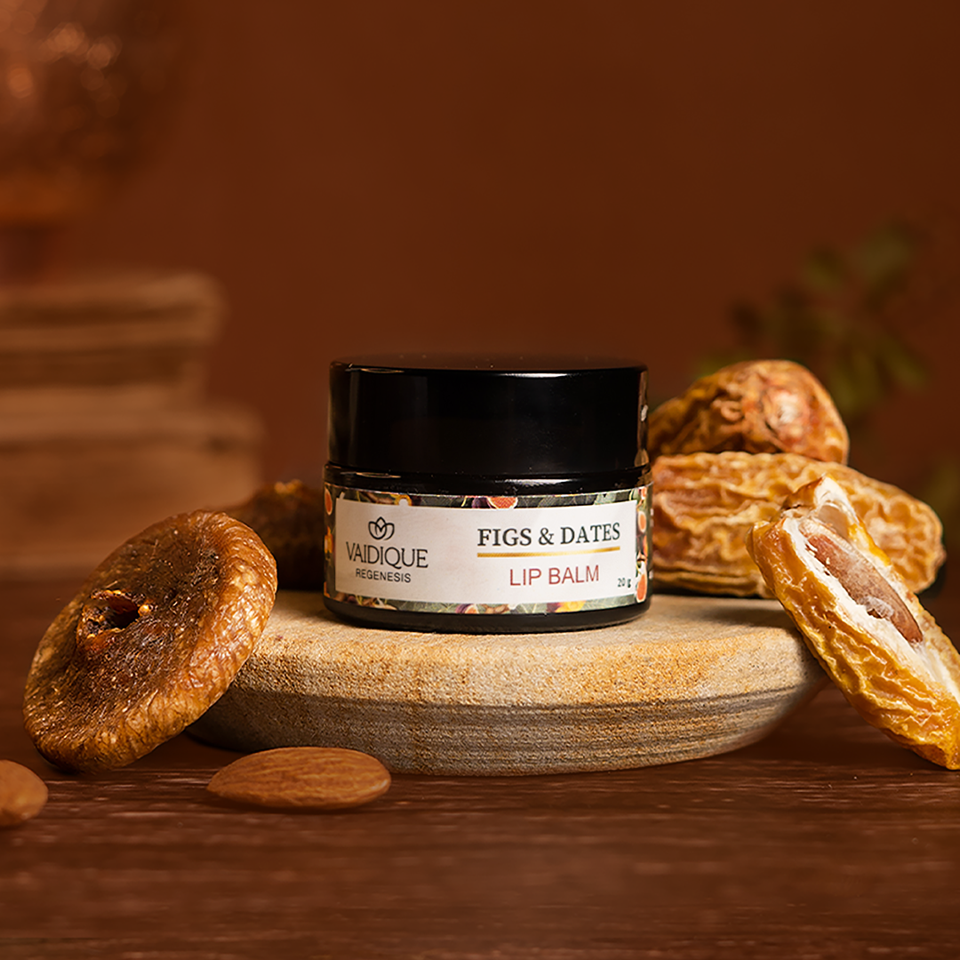 Ayurvedic Figs and Dates Lipbalm with Almond Oil