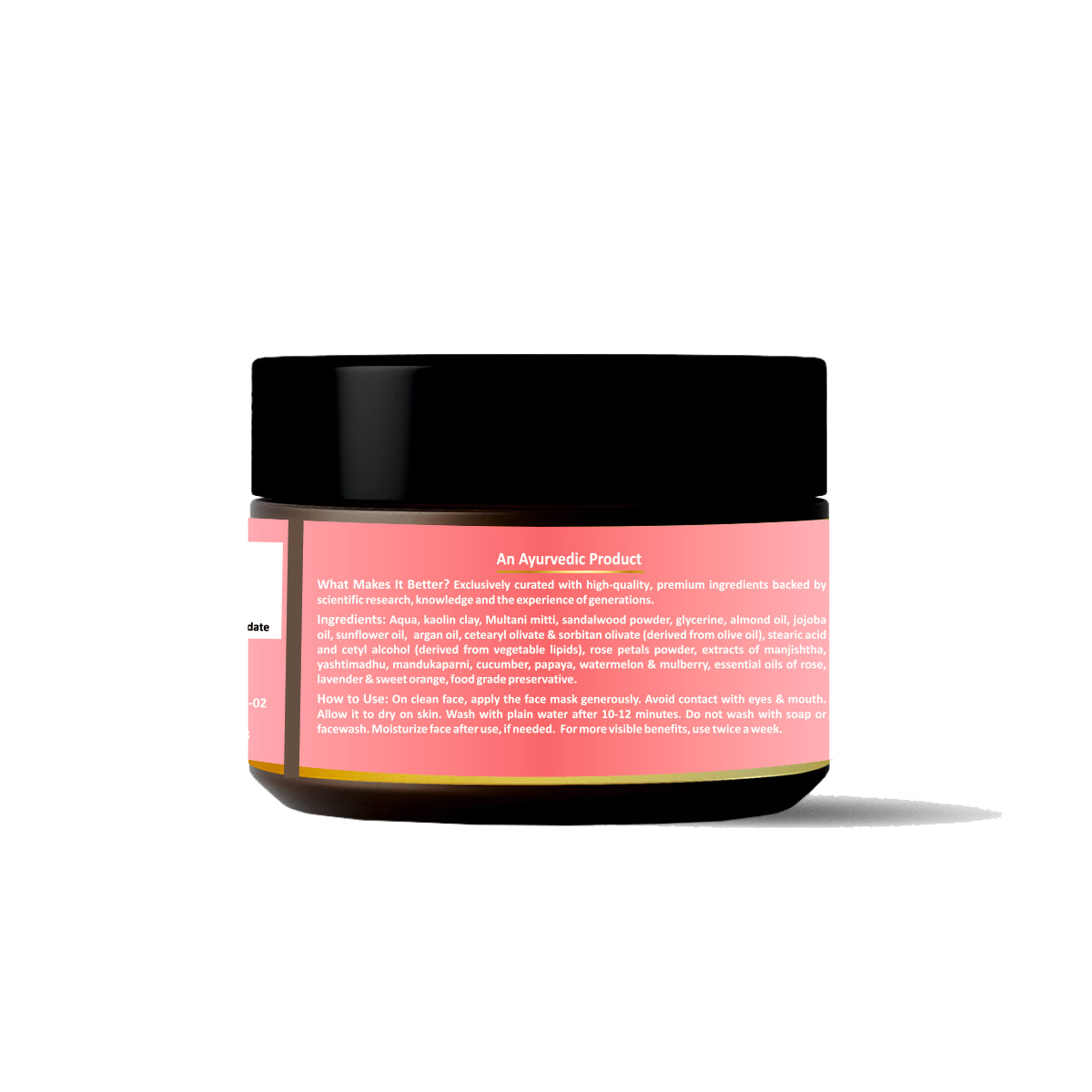 Watermelon + Mulberry Ayurvedic Face Mask Cream