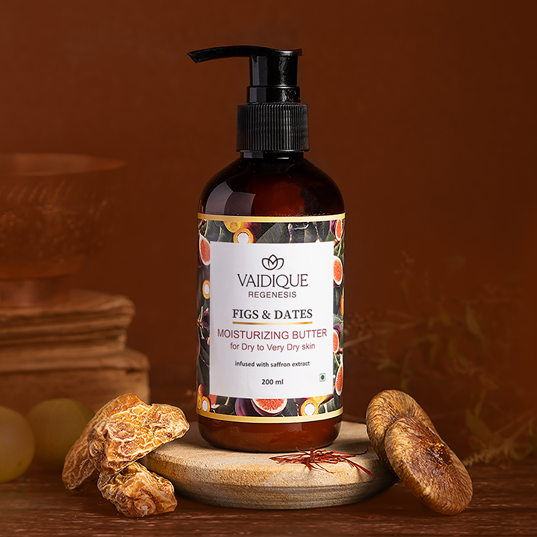 Ayurvedic Figs & Dates Moisturizing Butter with Saffron extract