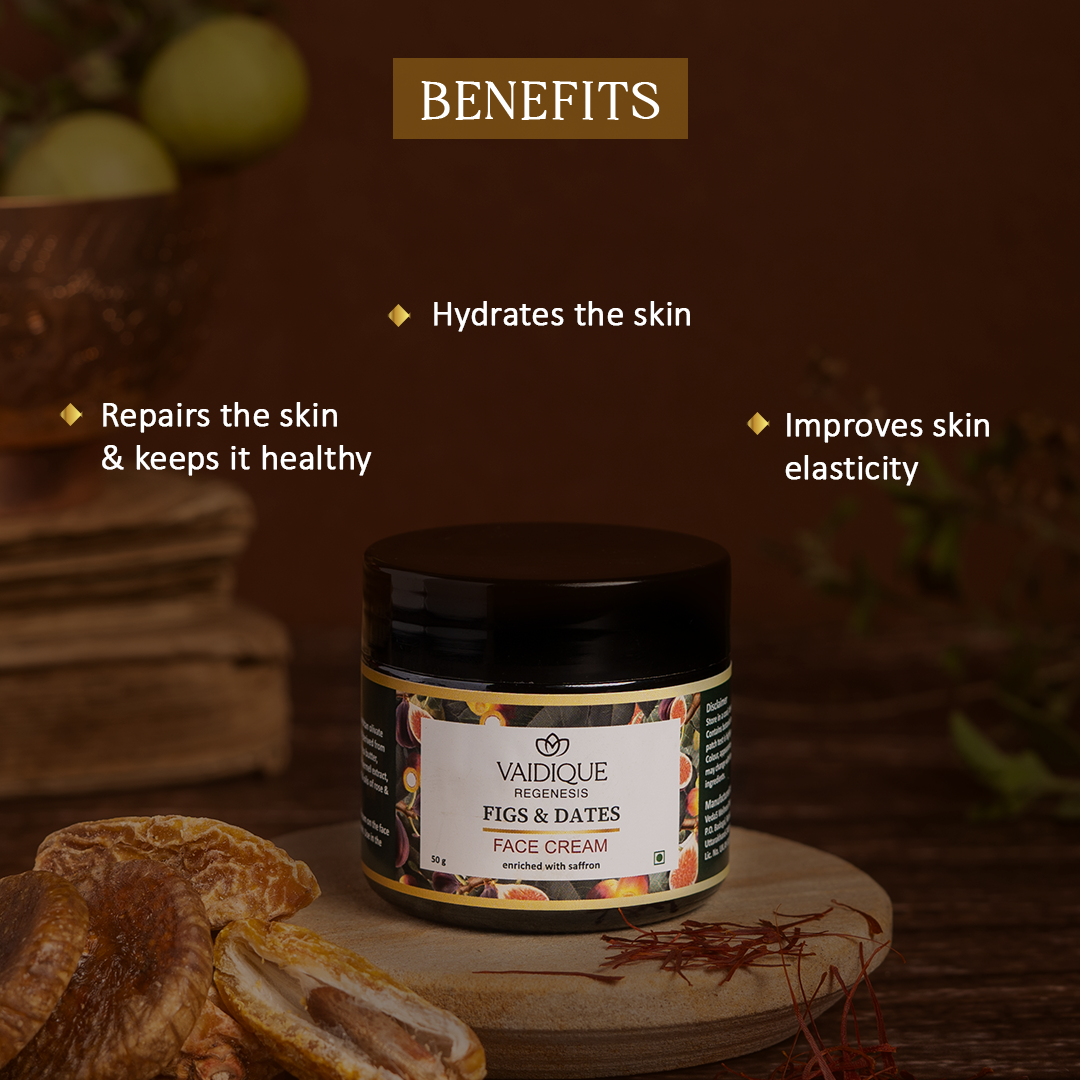 Ayurvedic Figs & Dates Face Cream with Saffron