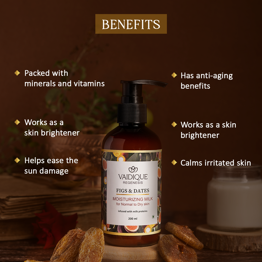 Ayurvedic Figs & Dates Moisturizing Milk with Milk Proteins