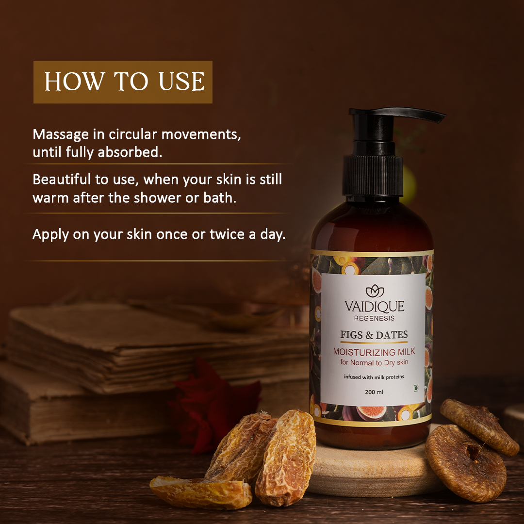 Ayurvedic Figs & Dates Moisturizing Milk with Milk Proteins