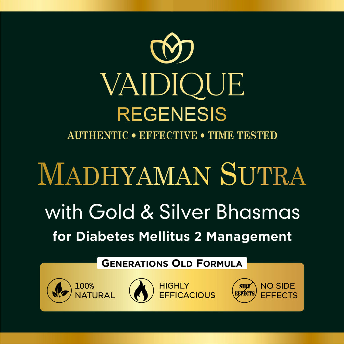 Madhyaman Sutra - Herbomineral Diabetes Supplement