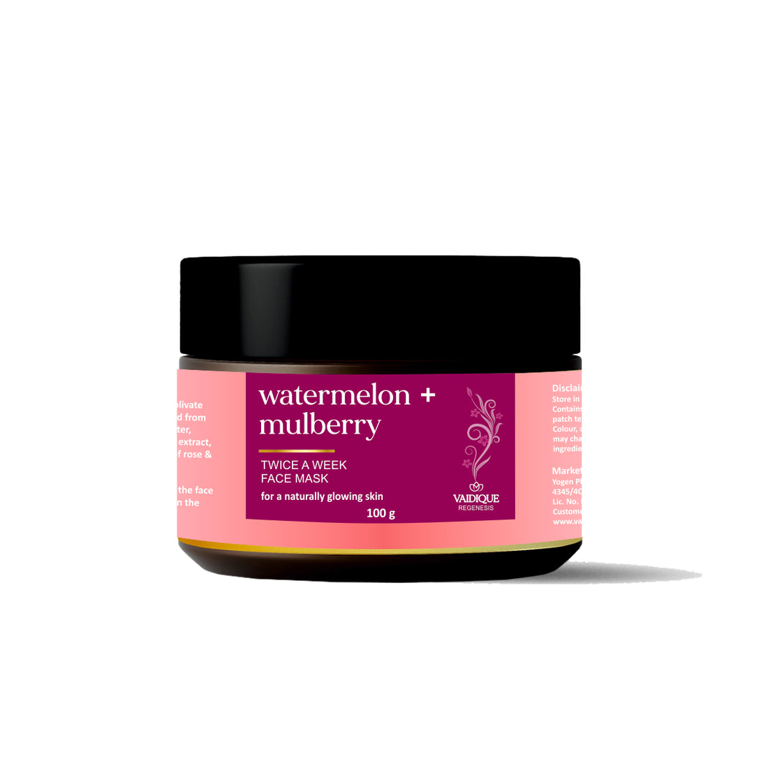 Watermelon + Mulberry Ayurvedic Face Mask Cream